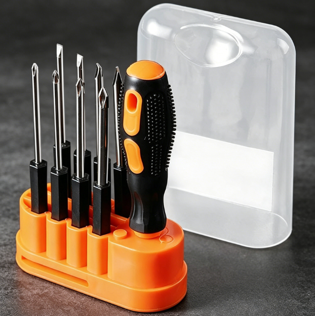 Multi Functional Portable Screwdriver Set High Strength Bits for Repair Image 2