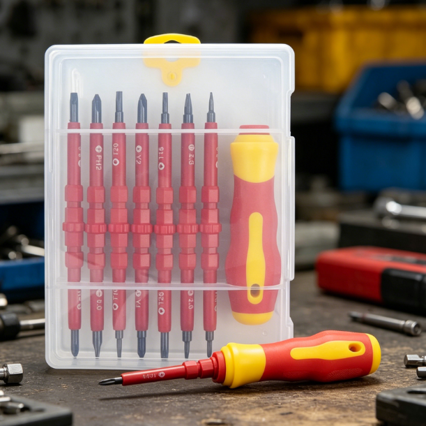 Insulated Screwdriver Set Magnetic Tips for Electrical Repair Image 2